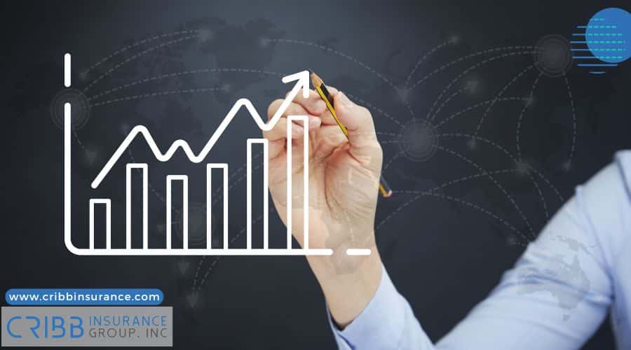  Graph showing financial growth through life stages. 