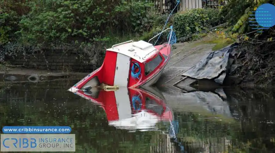 Boat in rough weather