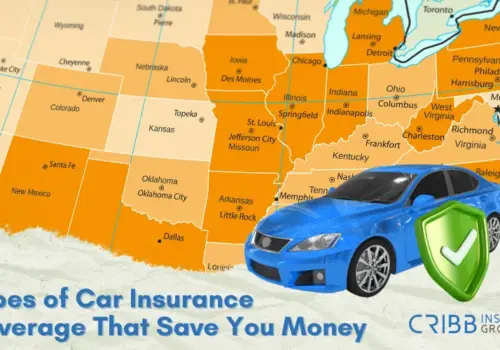 Map of mandatory car insurance coverage laws in the US